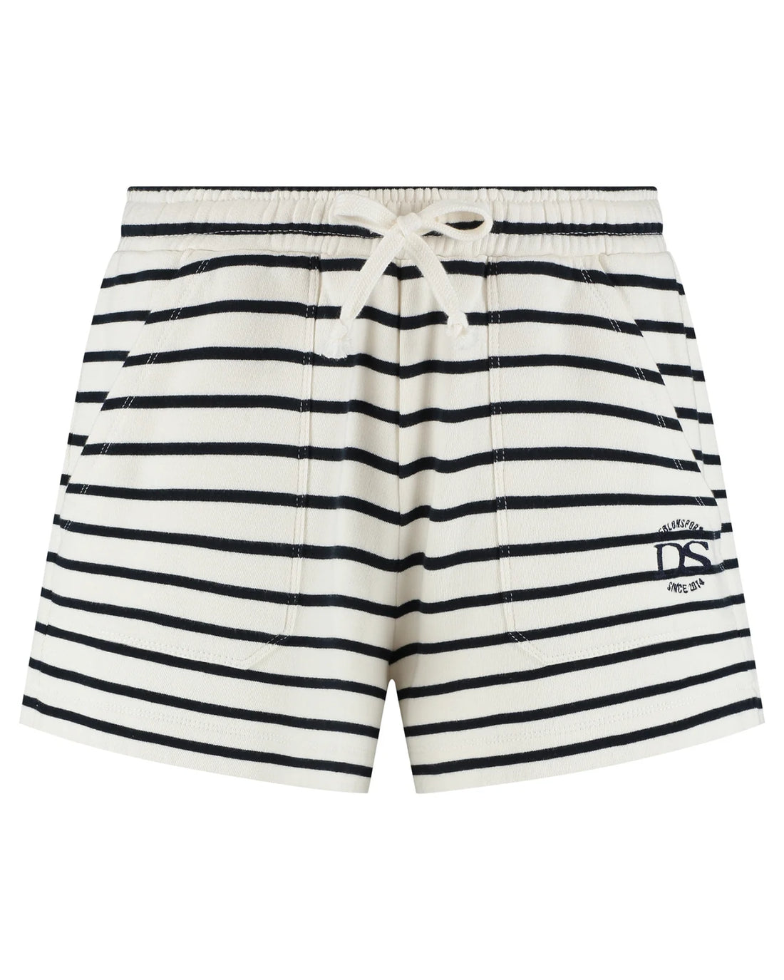 Luna striped shorts - Pearl Navy