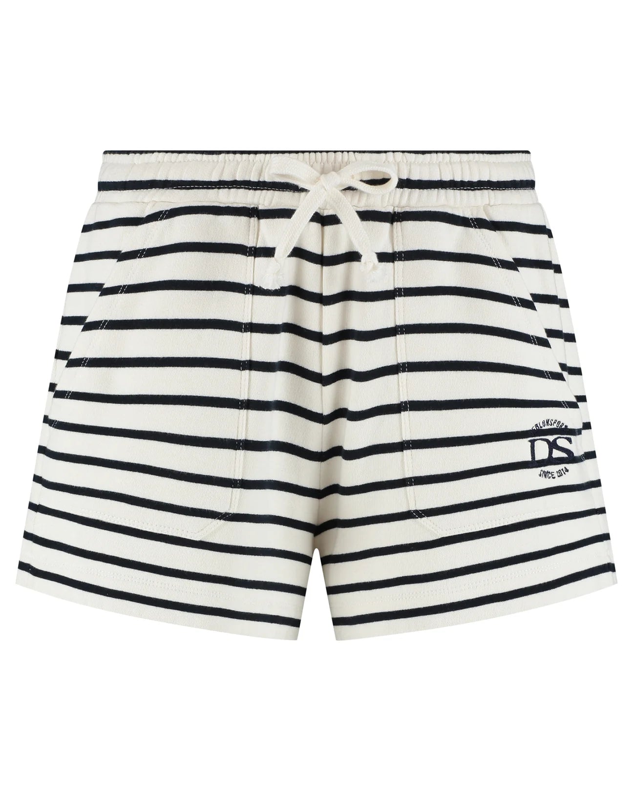 Luna striped shorts - Pearl Navy