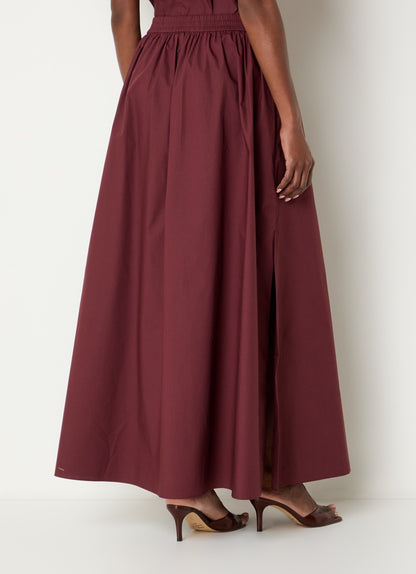 Gisole Maxi Shirt - Cacao Berry