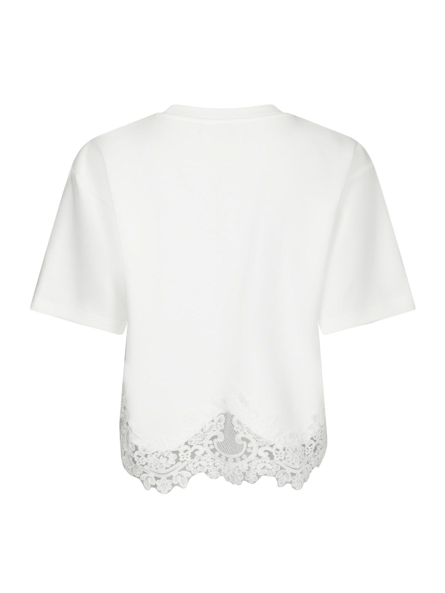 Iria Lace Tee - White