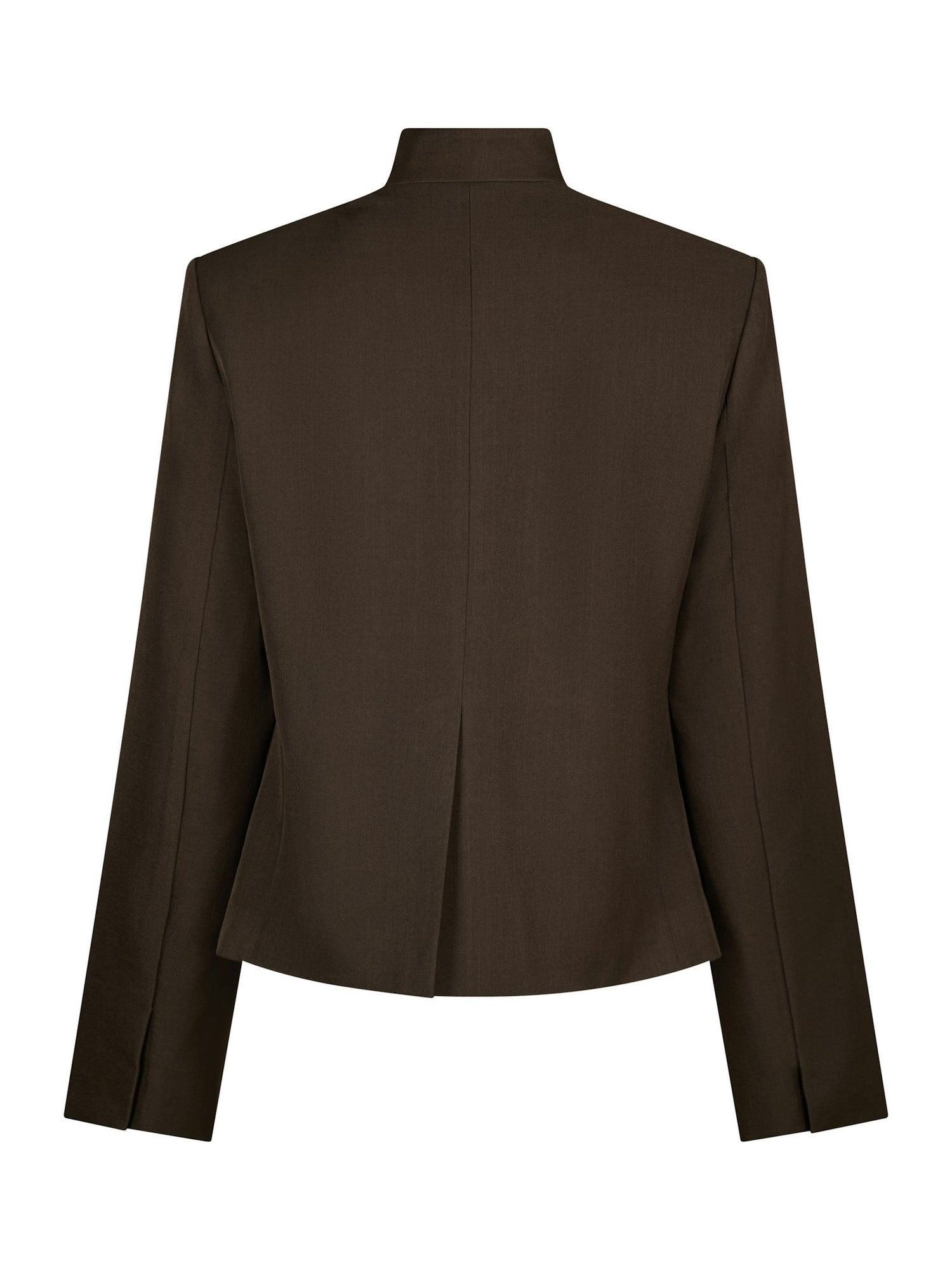 Tiria Structure Blazer - Dark Brown