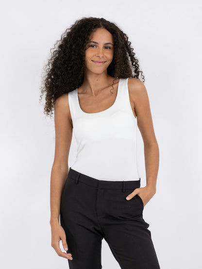 Sophia Jersey Top - Off white