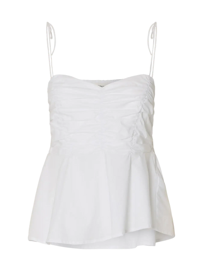 SLFdelia Strap Top B - Bright White