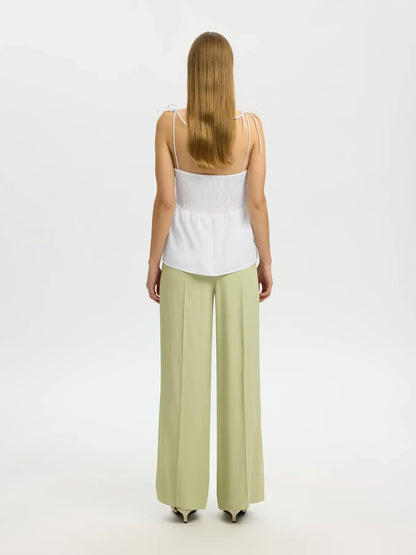 SLFdelia Strap Top B - Bright White