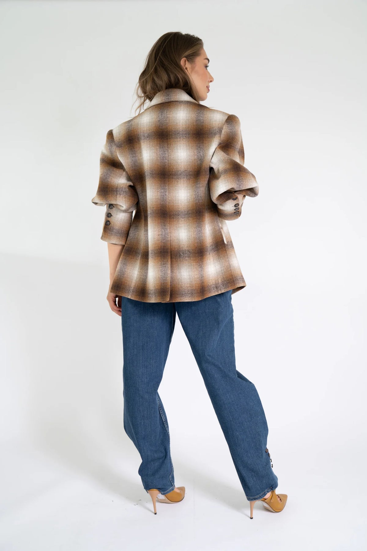 Elle Blazer - Check