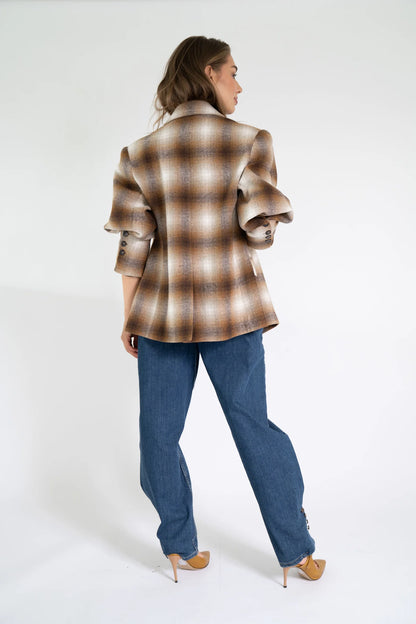 Elle Blazer - Check