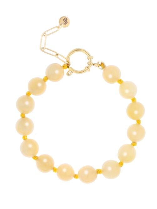 Gemstone armband “geel”