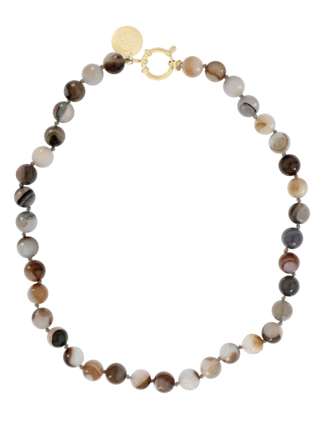 Gemstone ketting agaat mêlée