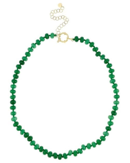 Gemstone ketting fel groen