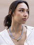 Gemstone ketting licht blauw