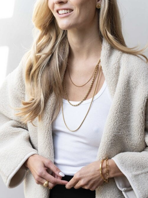 Gladde ovale bangle