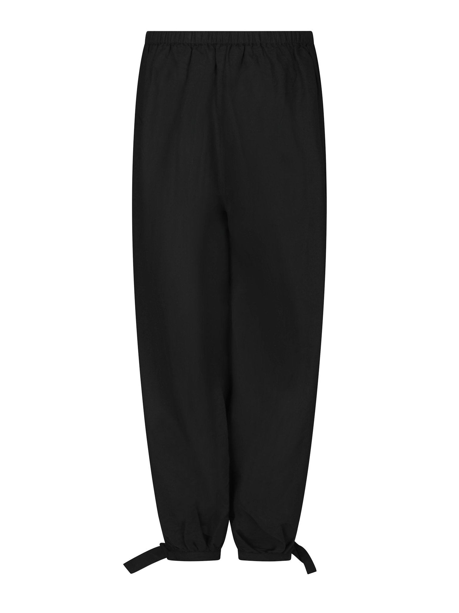 Roxane Balloon Linen Pants - Black