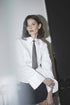 NilaCC Stripe Tie - Mid Grey