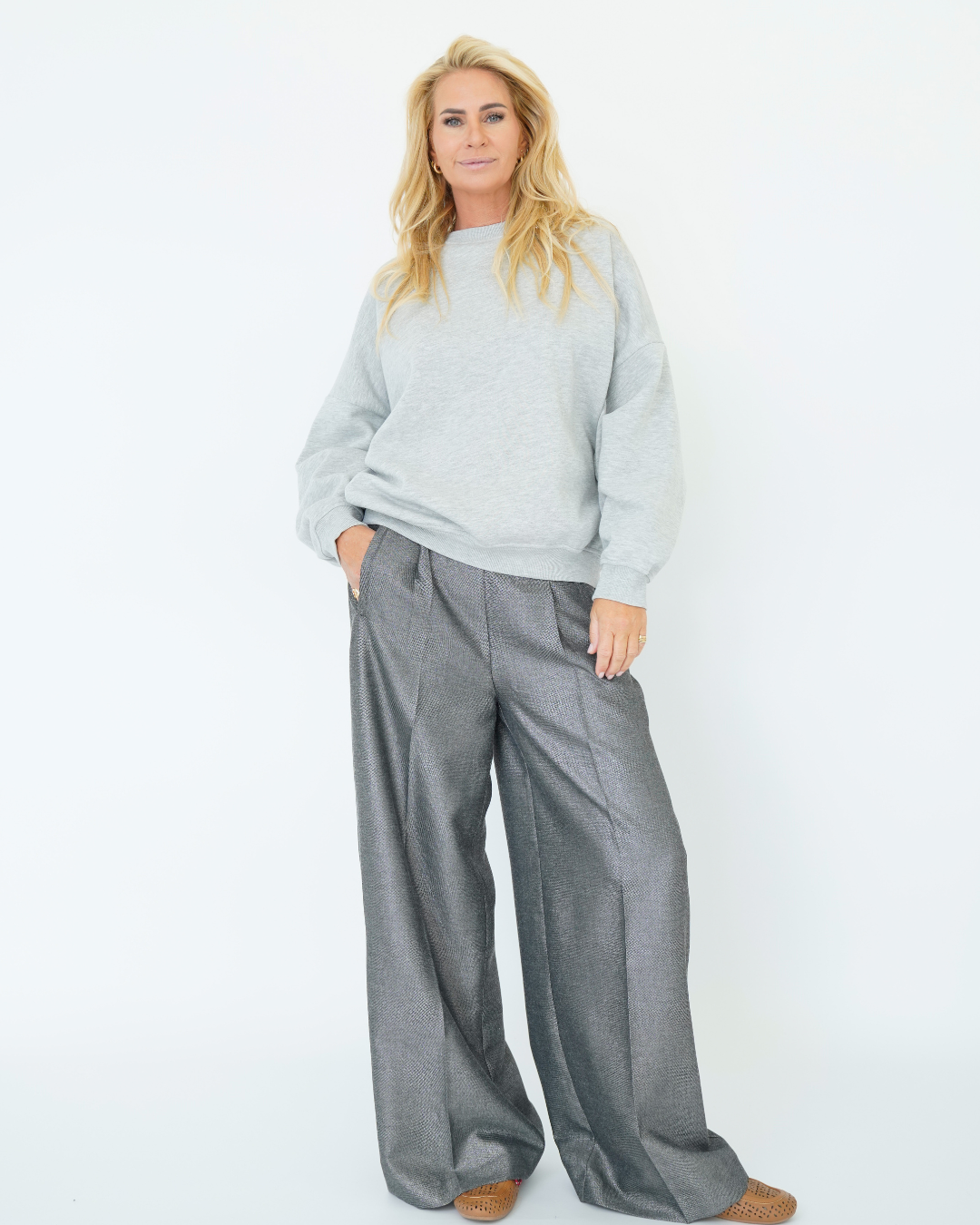 Jildau Trouser - Light Grey