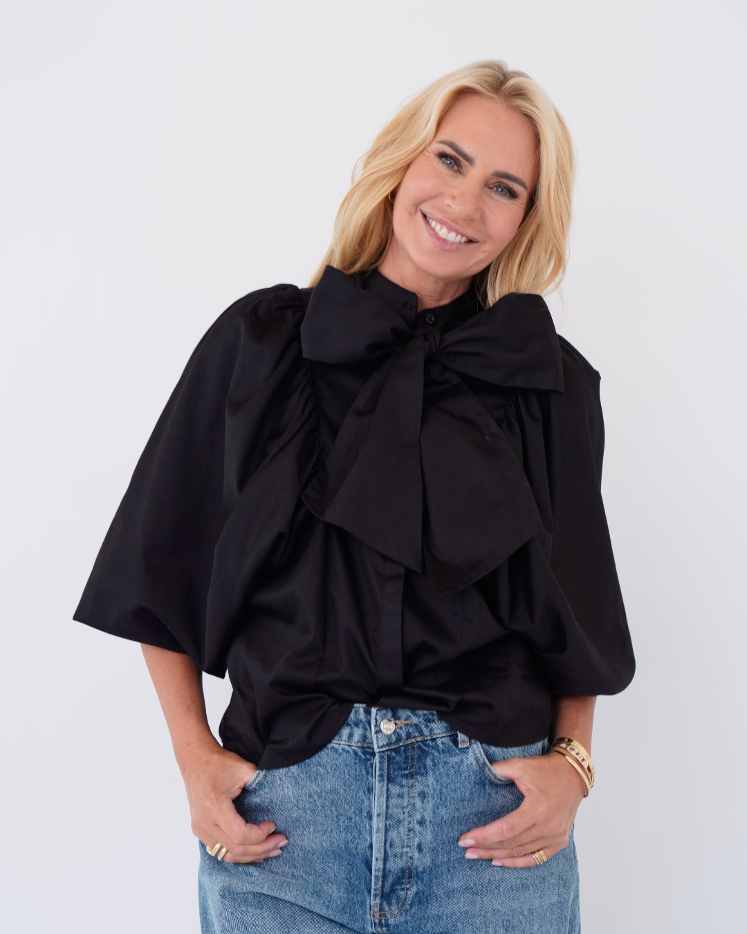 Guinevere Blouse - Black