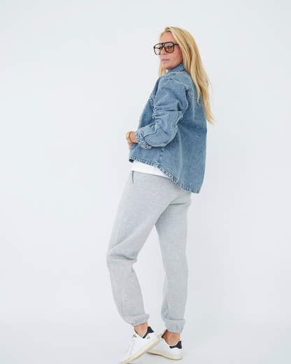 Lyon Denim Jacket - Denim Light Blue