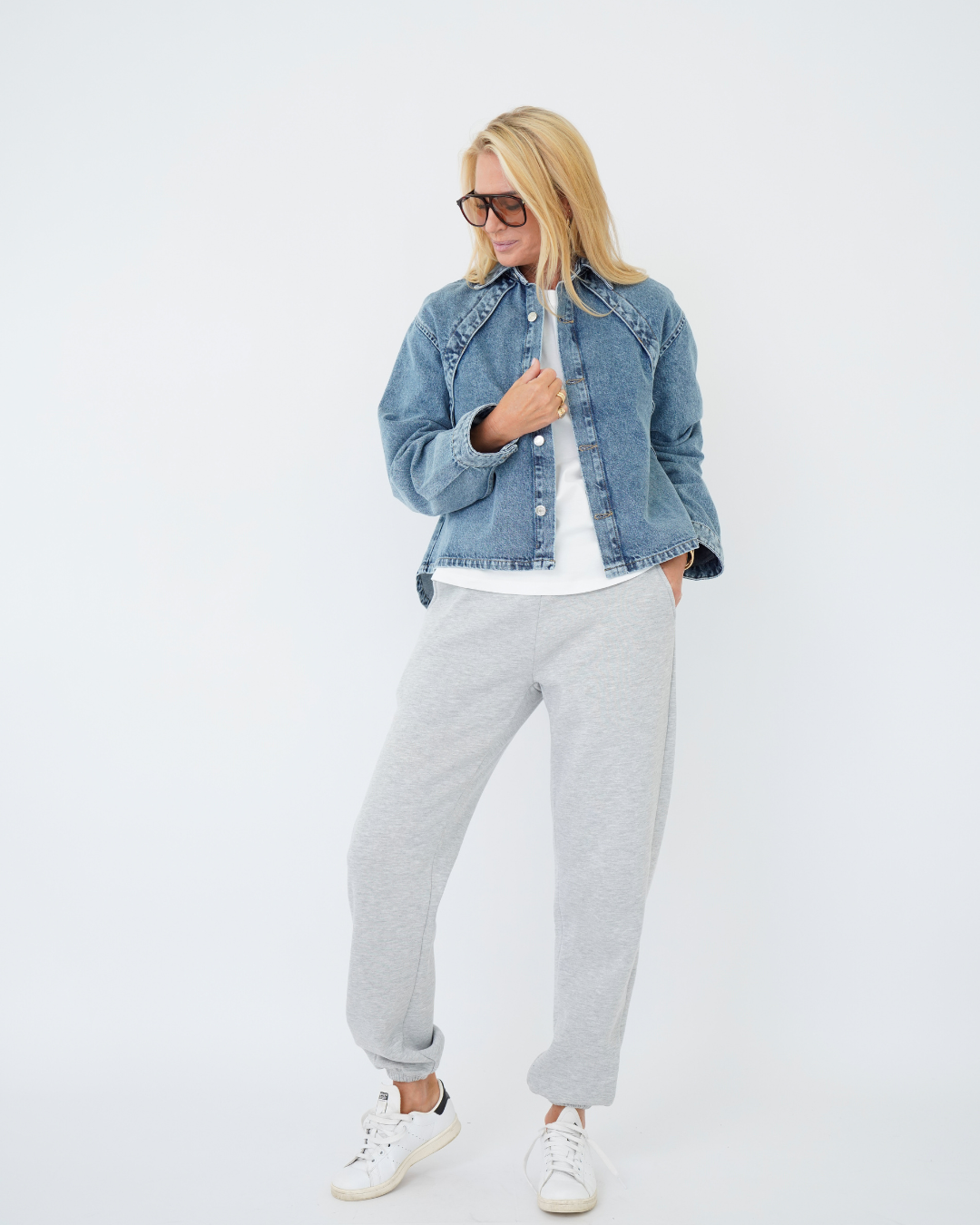 Lyon Denim Jacket - Denim Light Blue