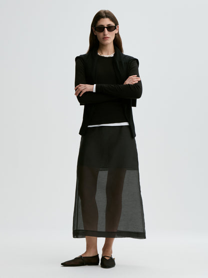 Esta Soft Organza - Black