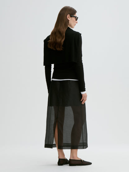 Esta Soft Organza - Black
