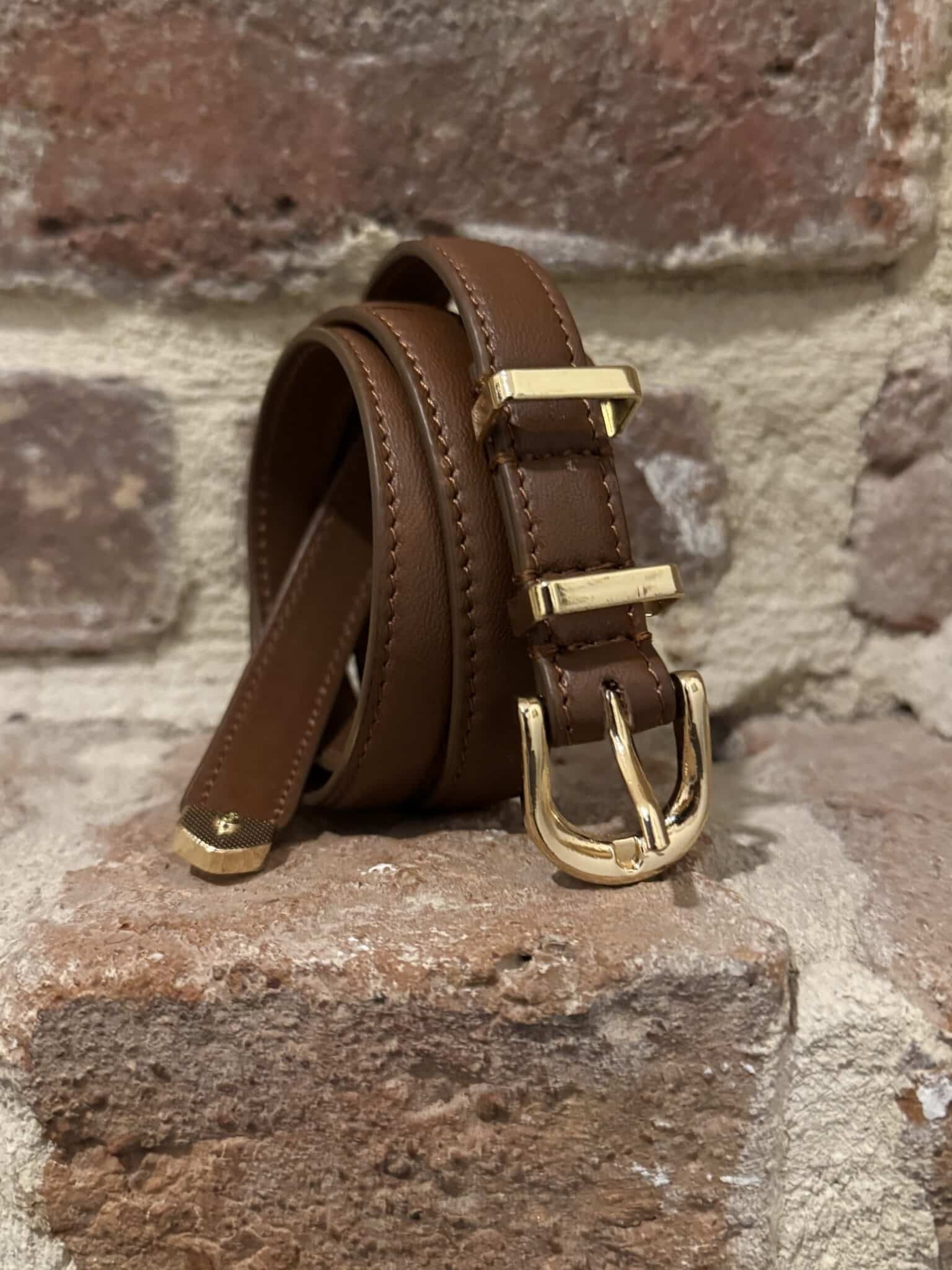 Elle Belt - Cognac-Gold