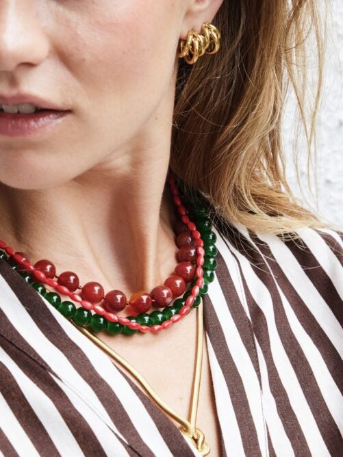 Gemstone Ketting - Groen