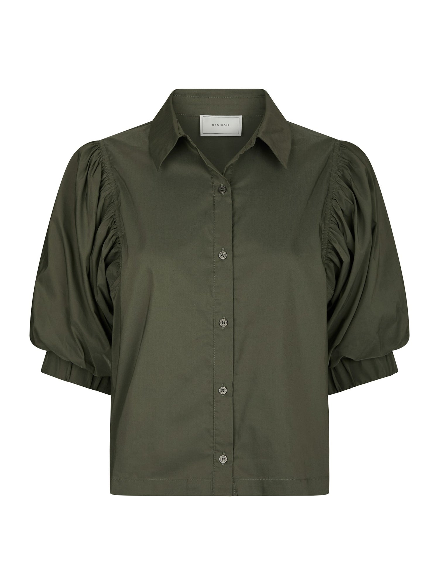 Etta Poplin Shirt - Army