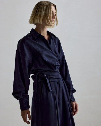 Allison Satin - Navy