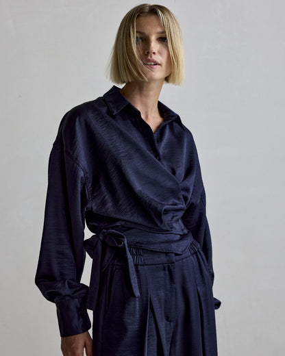 Allison Satin - Navy