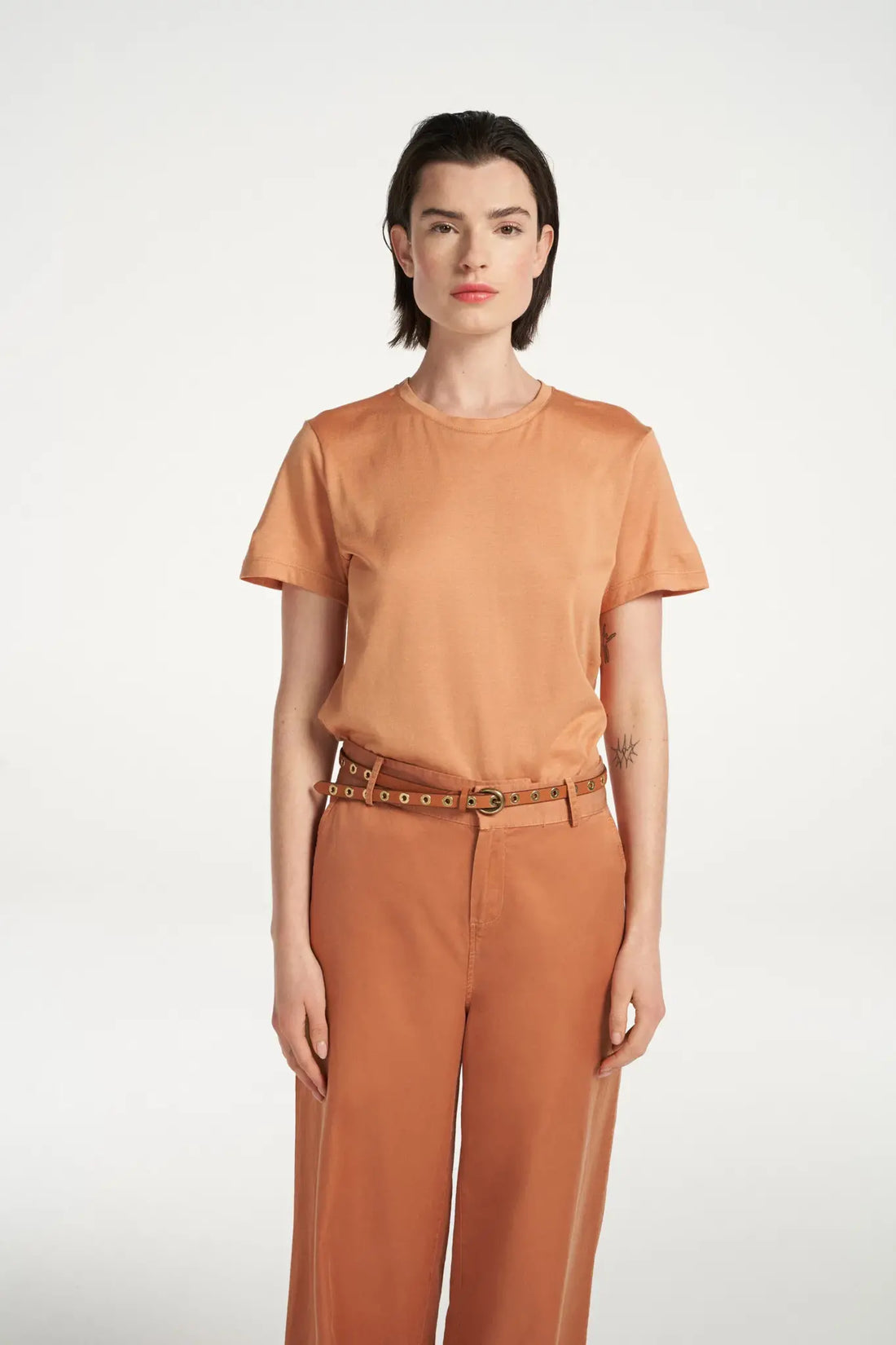 belt gold rings - camel