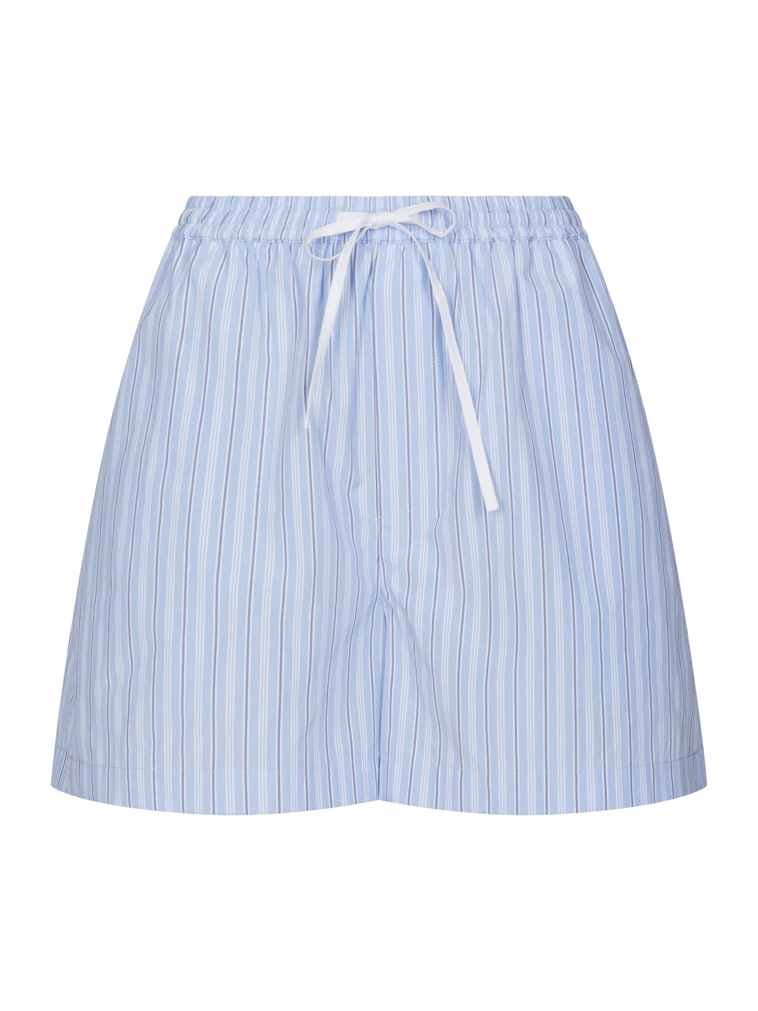 Camell Stripe Shorts - Light Blue Stripe