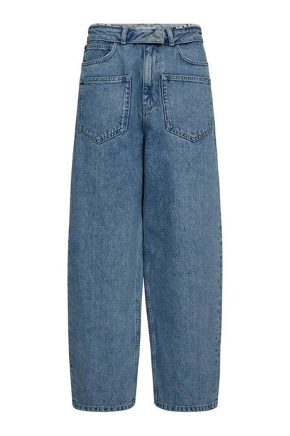 Flip Waist Pocket Tall Jeans - Bleached Denim