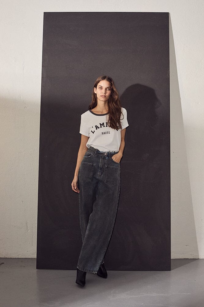 Flip Waist Pocket Tall Jeans - Black