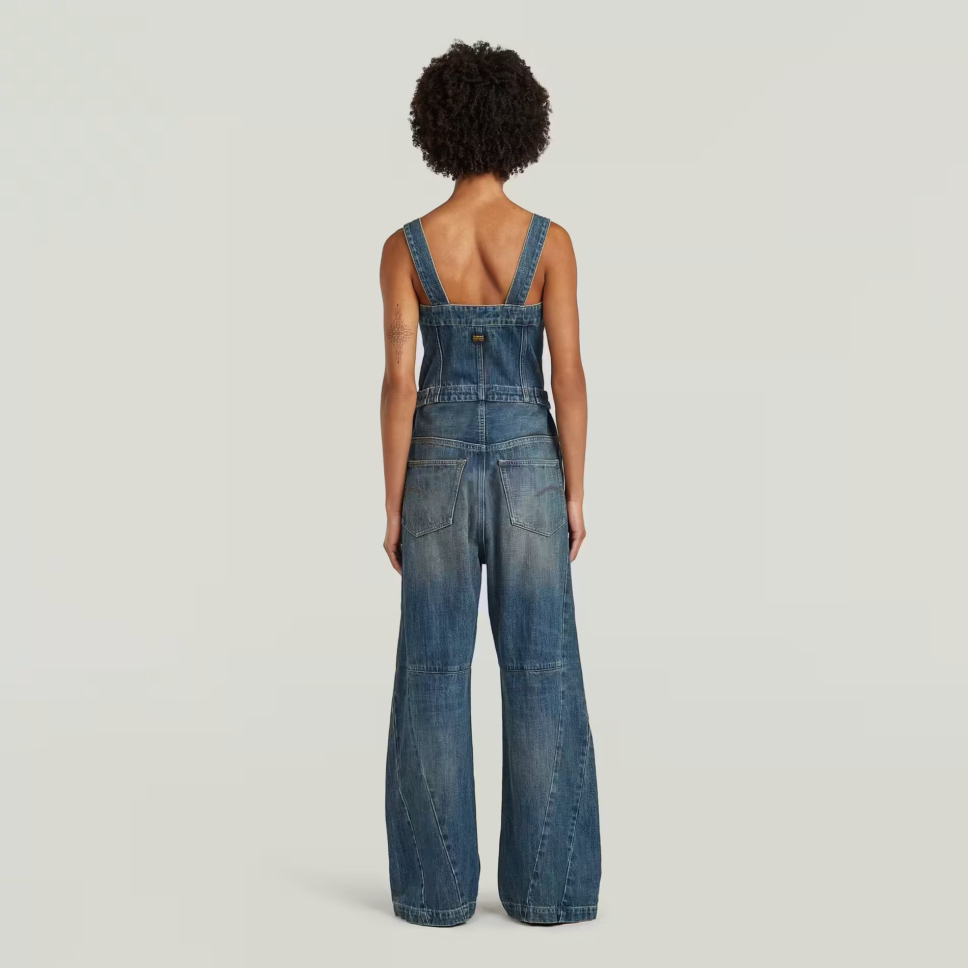 Bustier 3D Jumpsuit - Antique Blueschist