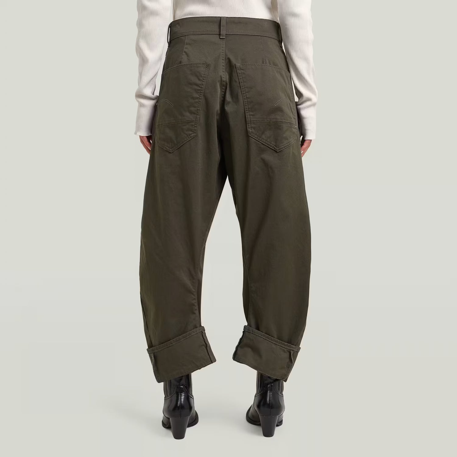 Jett 3D Boyfriend Cargo - Black Olive