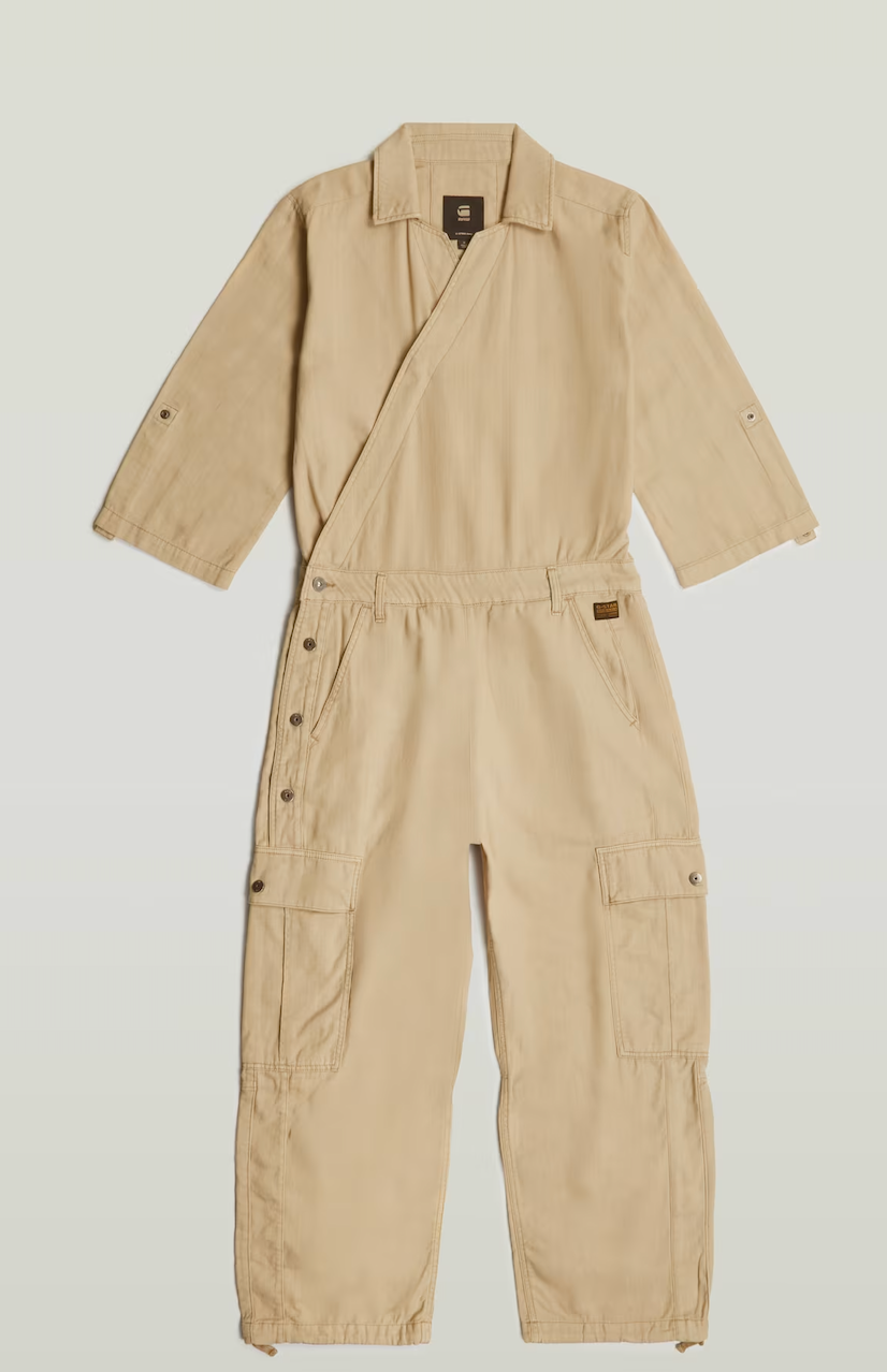 Wrap jumpsuit - DK brick GD