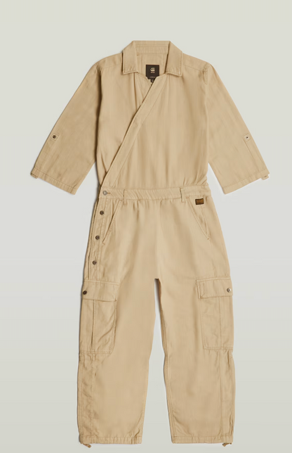 Wrap jumpsuit - DK brick GD