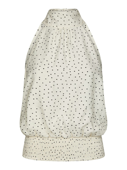 Jos Mini Dot Top - Off White
