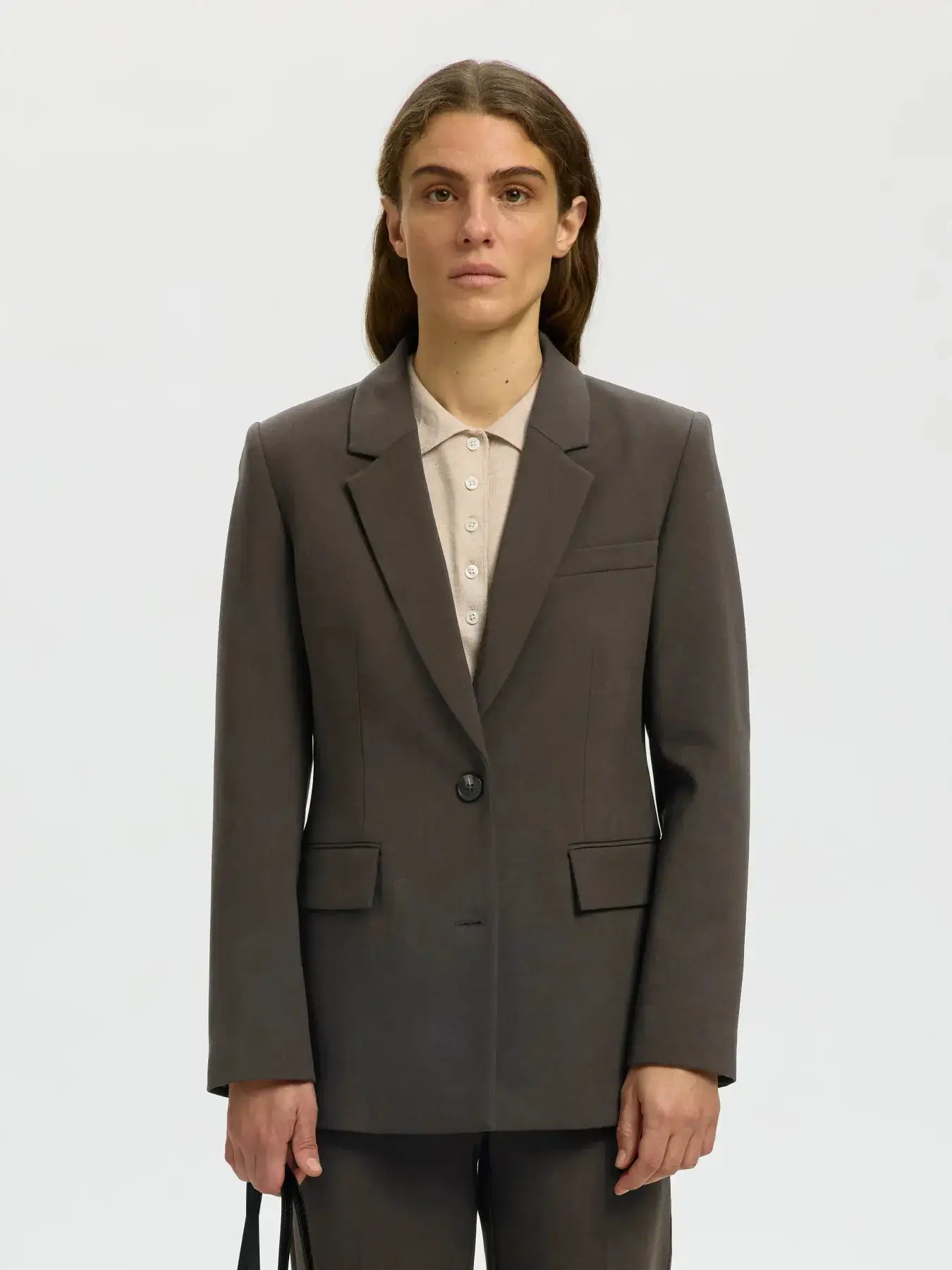 SLFRita LS Classic Blazer Mel - Delicioso Mel.