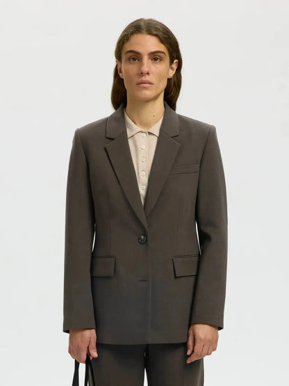 SLFRita LS Classic Blazer Mel - Delicioso Mel.