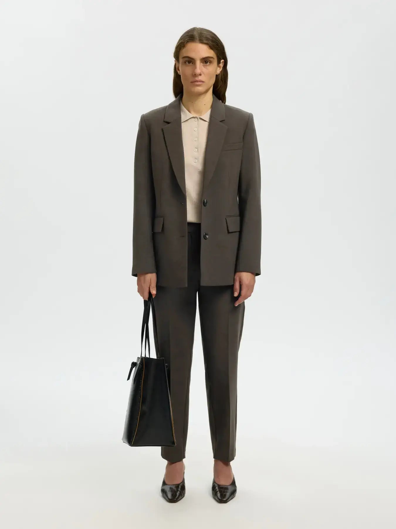 SLFRita LS Classic Blazer Mel - Delicioso Mel.
