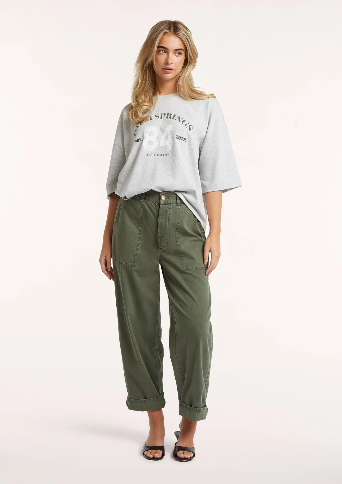Gaia Pants - Washed Olive