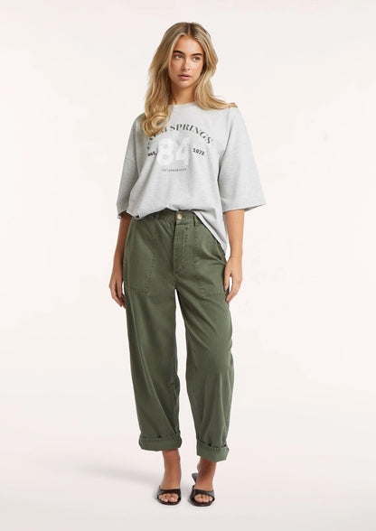 Gaia Pants - Washed Olive