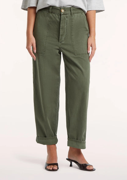 Gaia Pants - Washed Olive