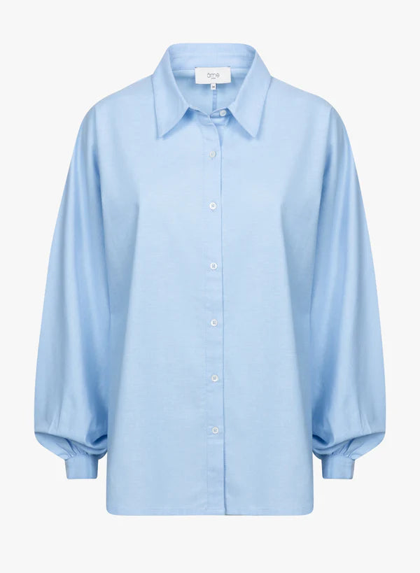 Gala Poplin Shirt - Light Blue