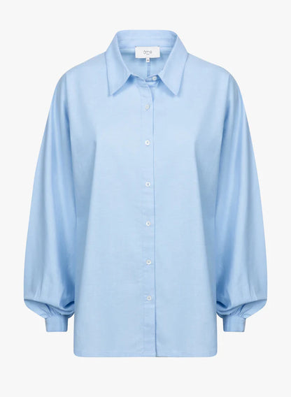 Gala Poplin Shirt - Light Blue