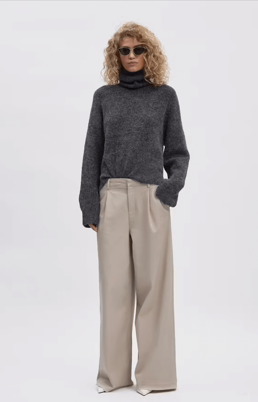 AlphaGZ rollneck - Charcoal melange
