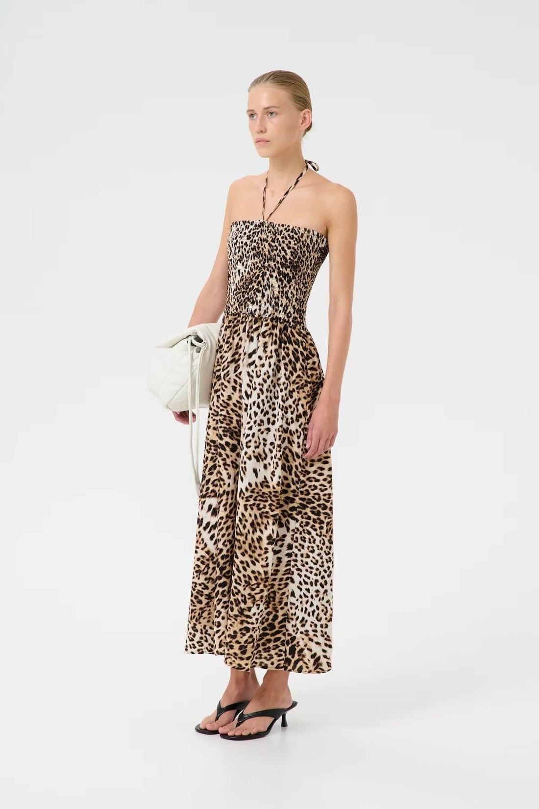 GZgeopa P Tube Dress - Leopard Butter Yel