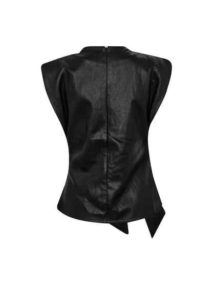 35958 GittCC Pleat Top - Black
