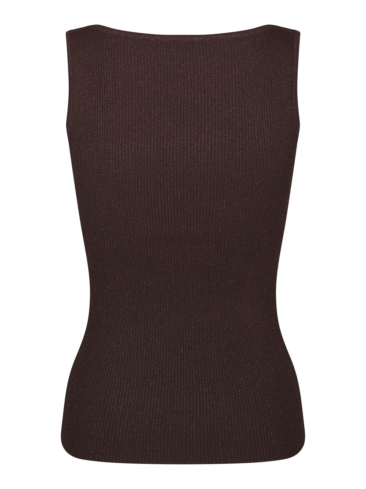 Talia Glitter Knit Top - Burgundy