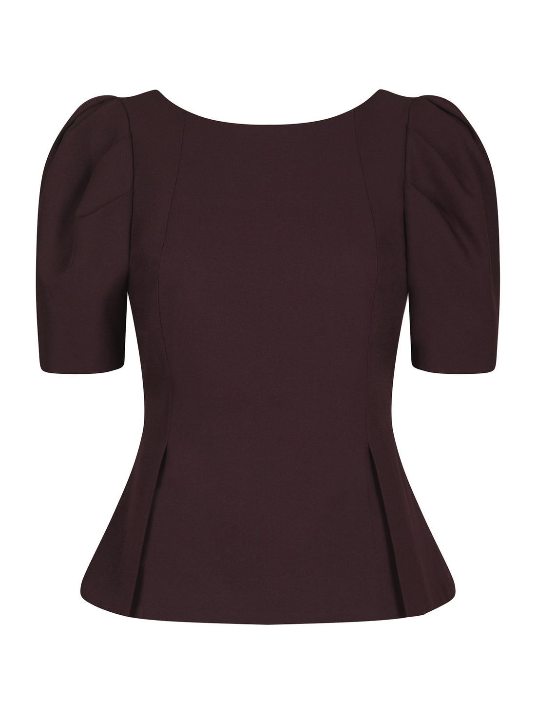 Mellisana Structure Blouse - Chocolate Plum